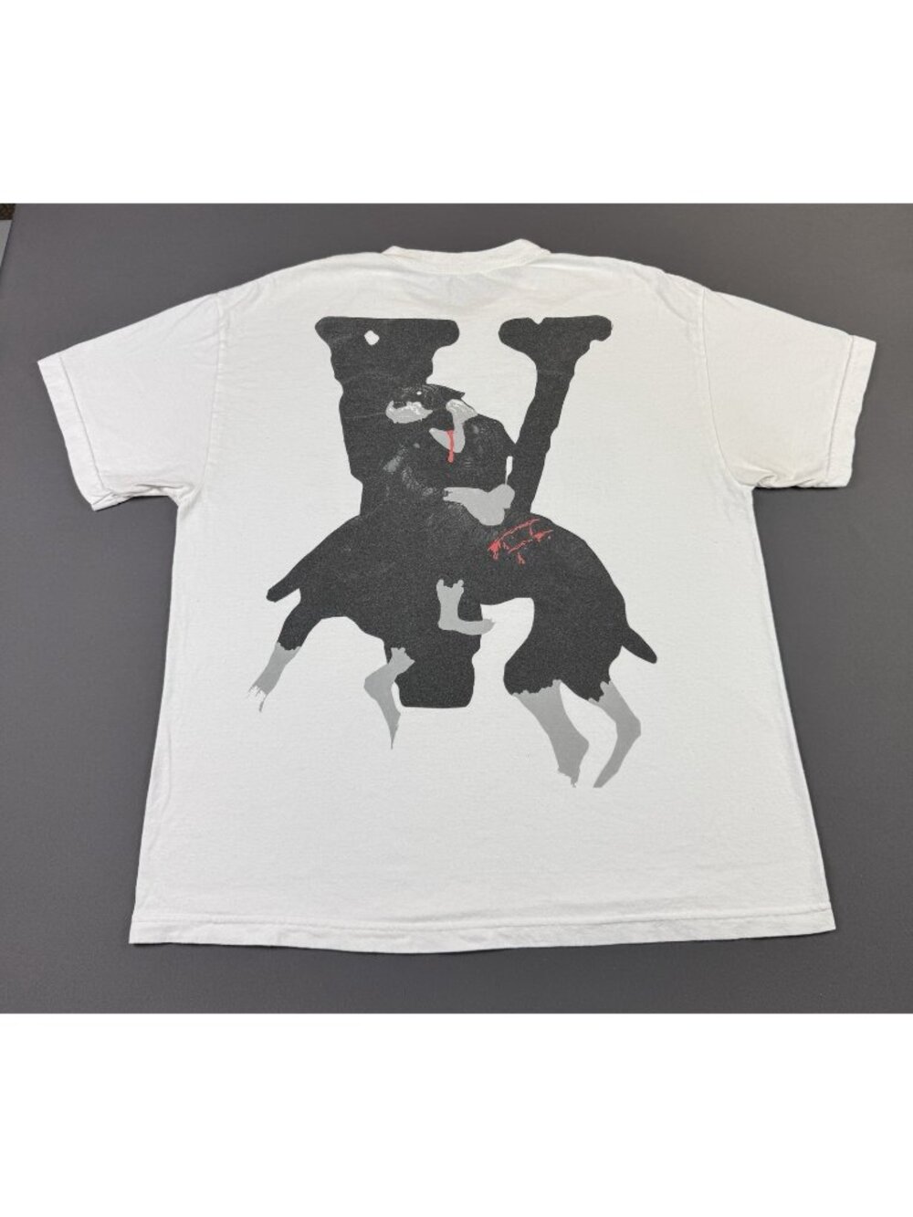 Vlone City Morgue Collab Hype Streetwear White Promo XL Shirt